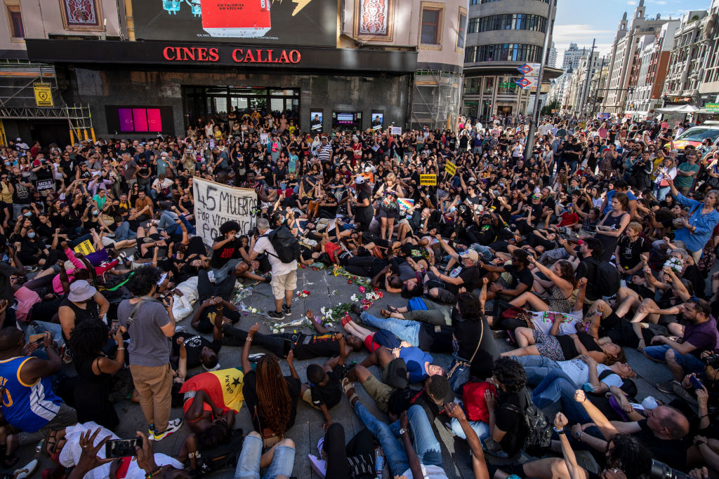 Protest In Madrid After Melilla-Morocco Border Deaths