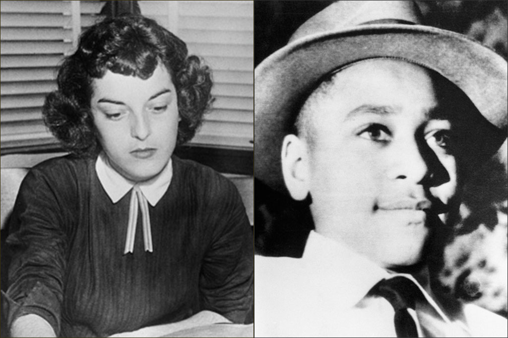 Carolyn Bryant Donham and Emmett Till Getty Images split