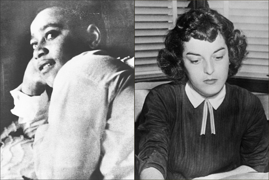 Carolyn Bryant Donham and Emmett Till Getty Images split