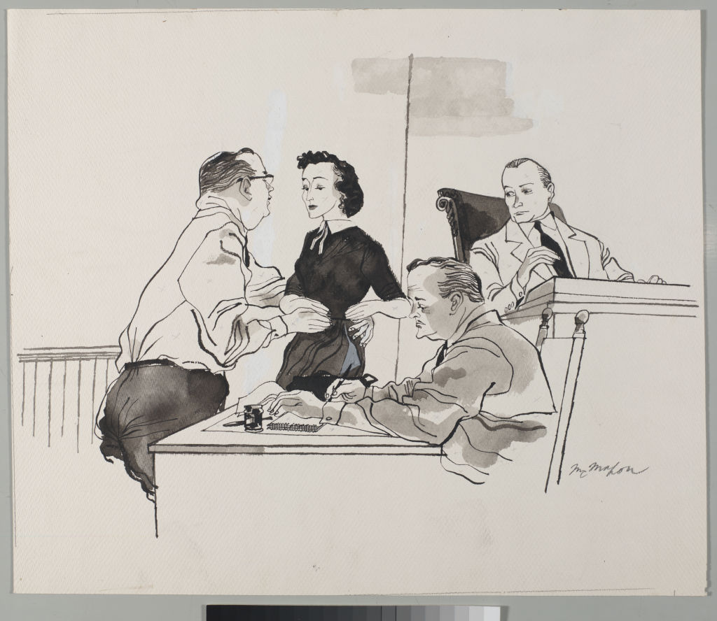 Mrs. Bryant Testifies In Emmett Till Case