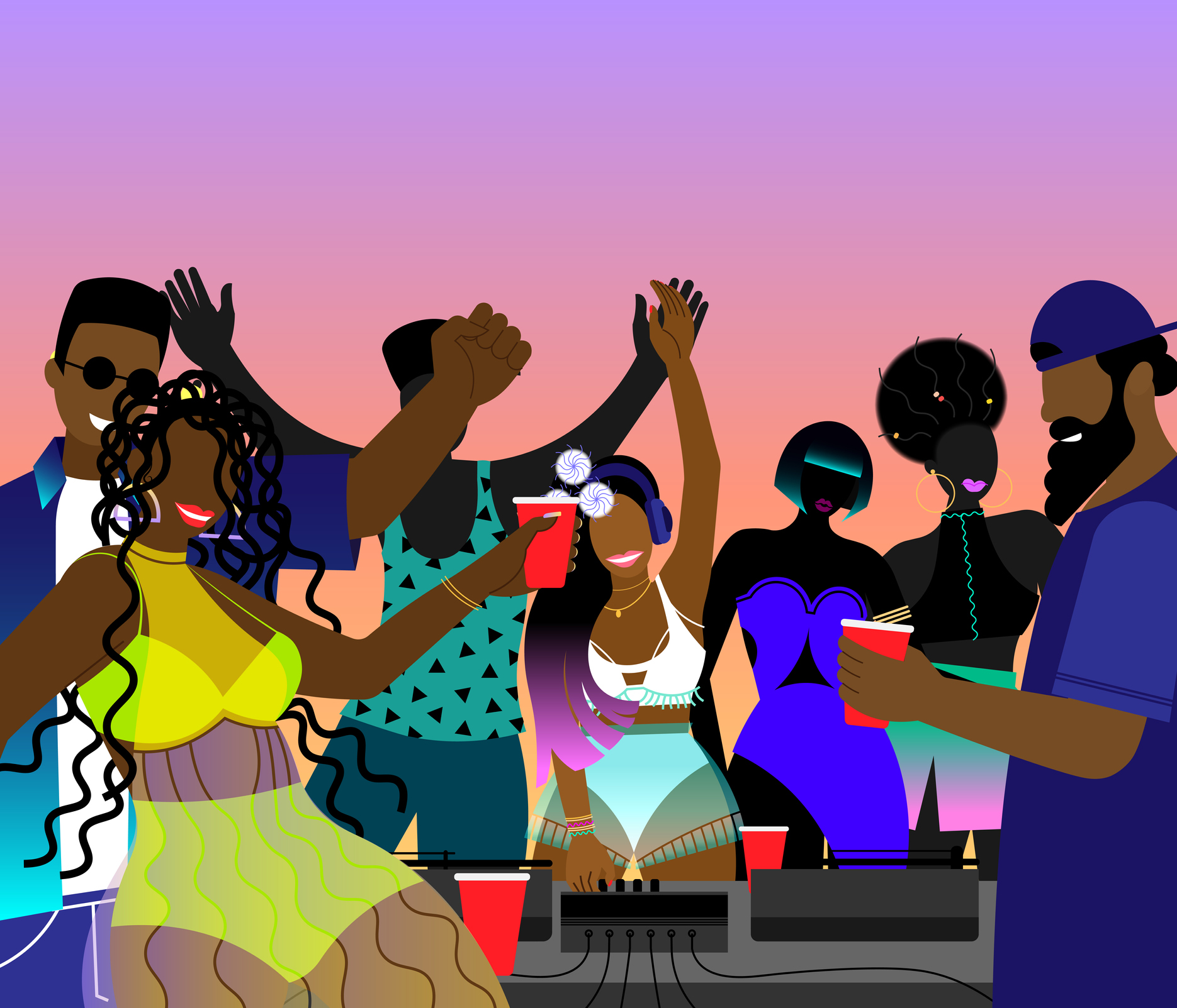 Backyard party