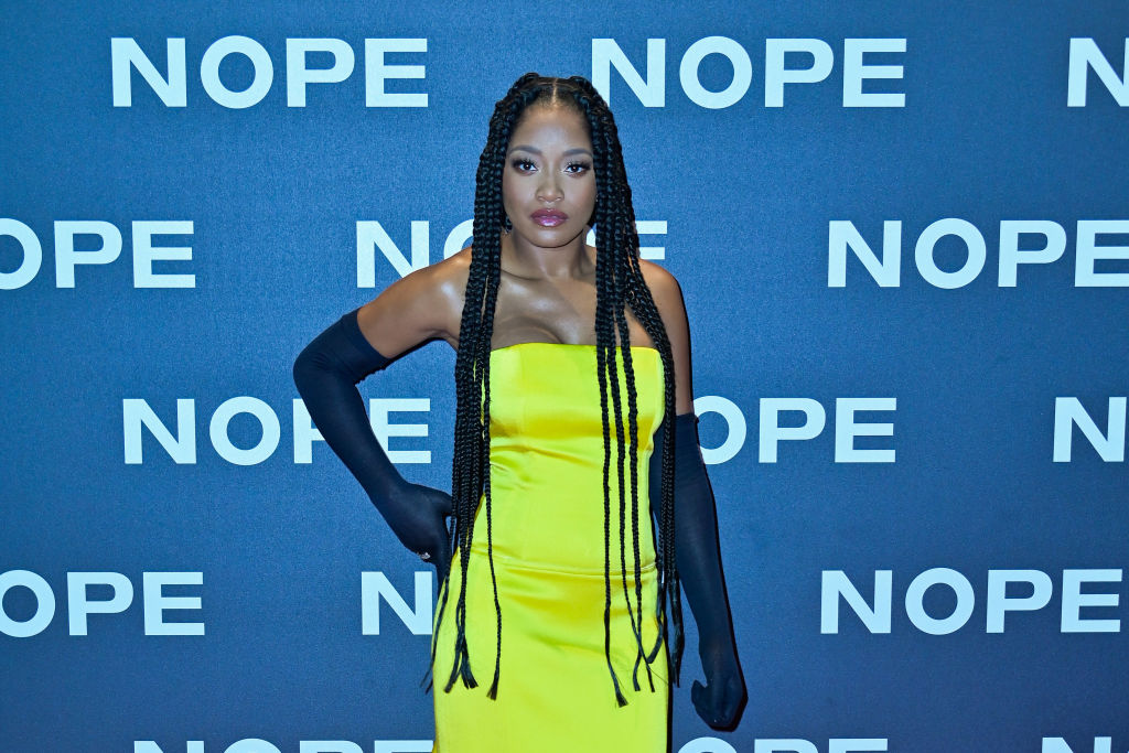 Keke Palmer attends the red carpet of the Italian premiere...