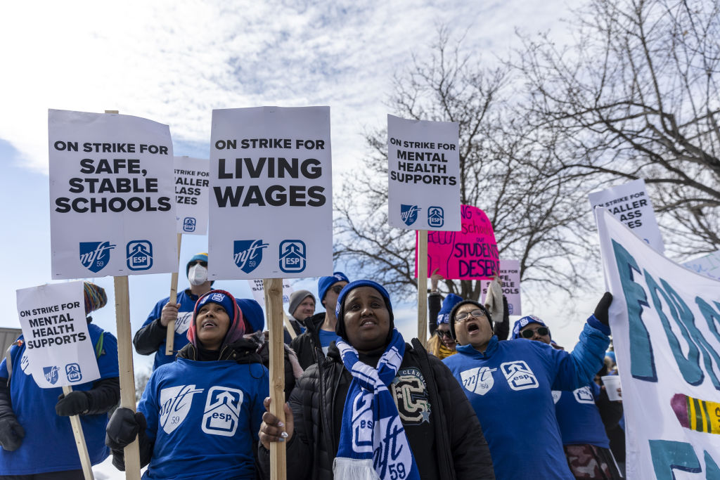 Minneapolis Public Schools - teachers strike in USA