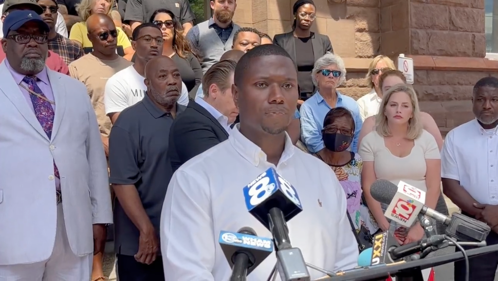 Jerrod Jones, Black firefighter in Rochester, NY alleging racism