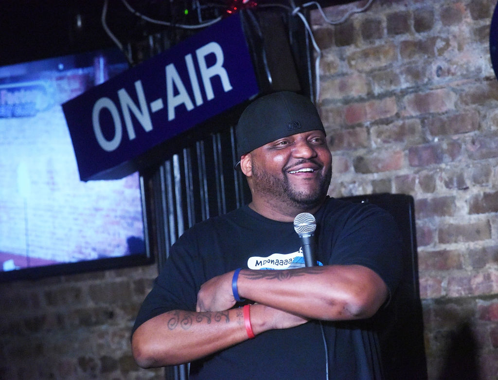 Aries Spears Performs At The Stress Factory Comedy Club