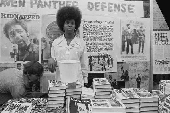 Outside Black Panther Party HQ, New Haven
