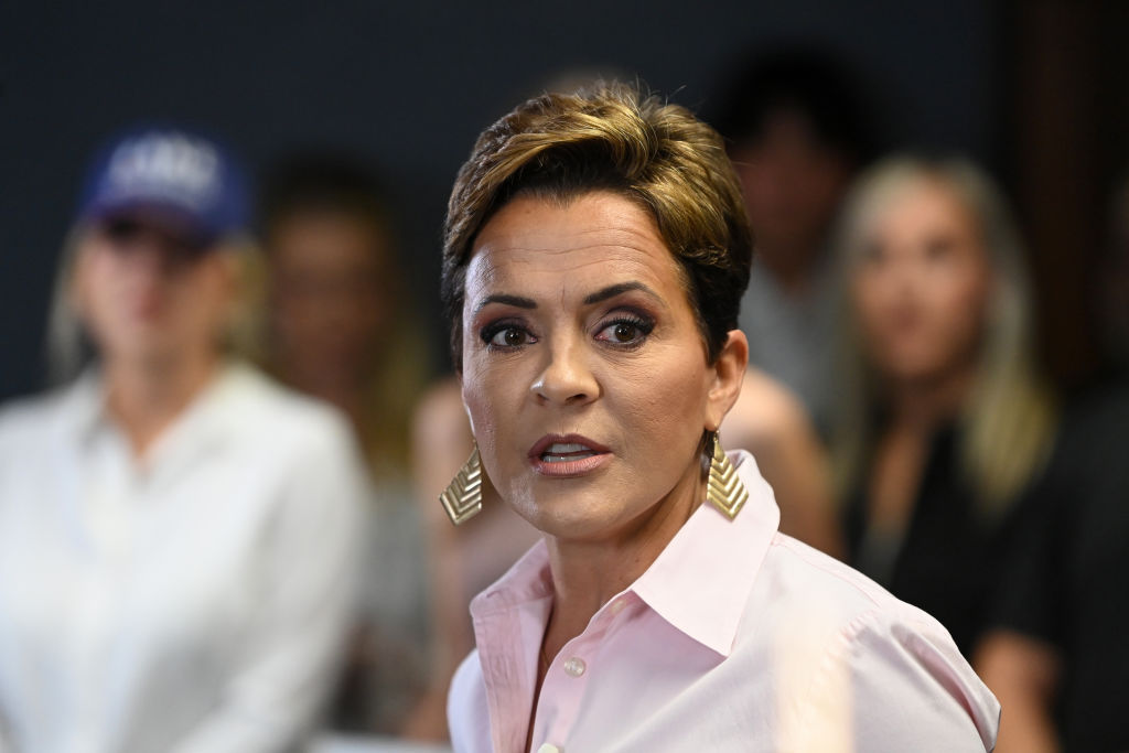 Arizona Republican Candidate Kari Lake Speaks During A News Conference In Phoenix