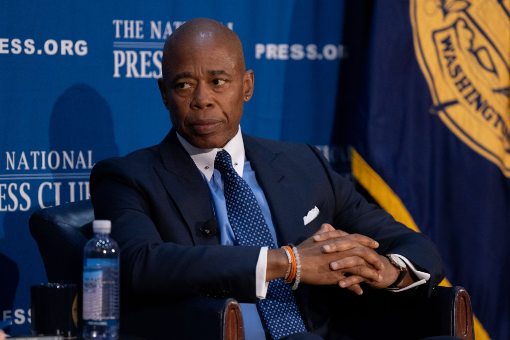 New York City Mayor Eric Adams...