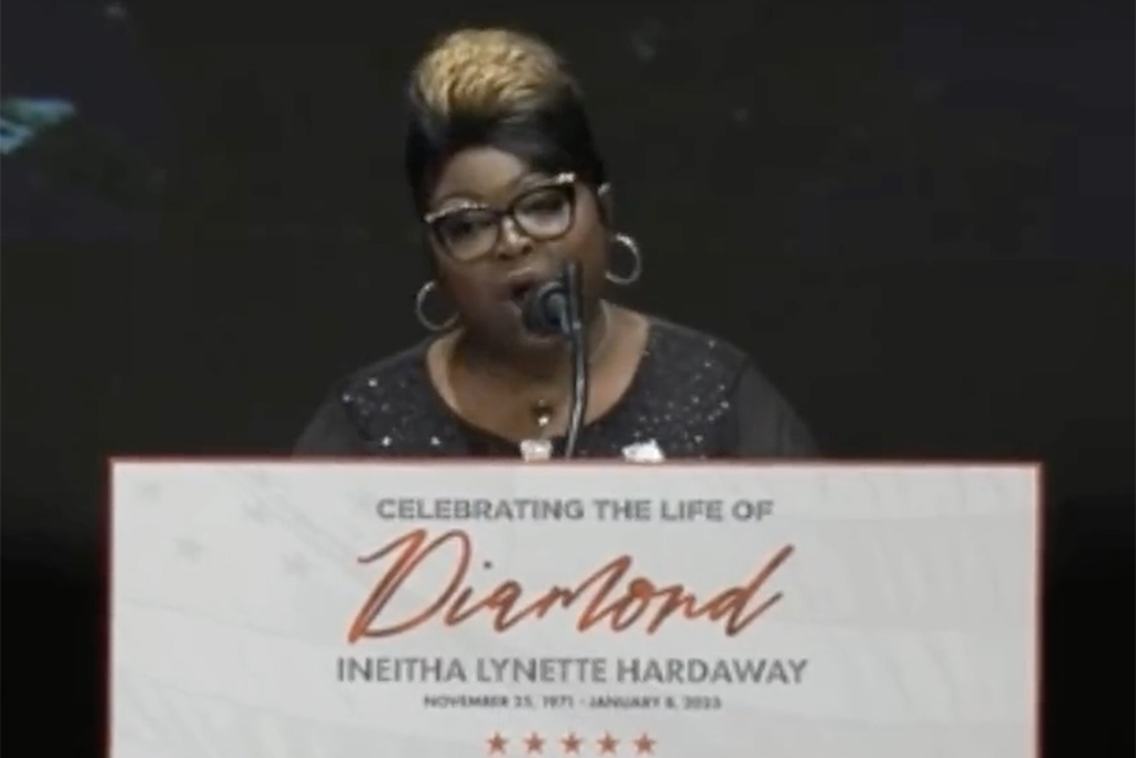 Silk speaks at Diamond's memorial