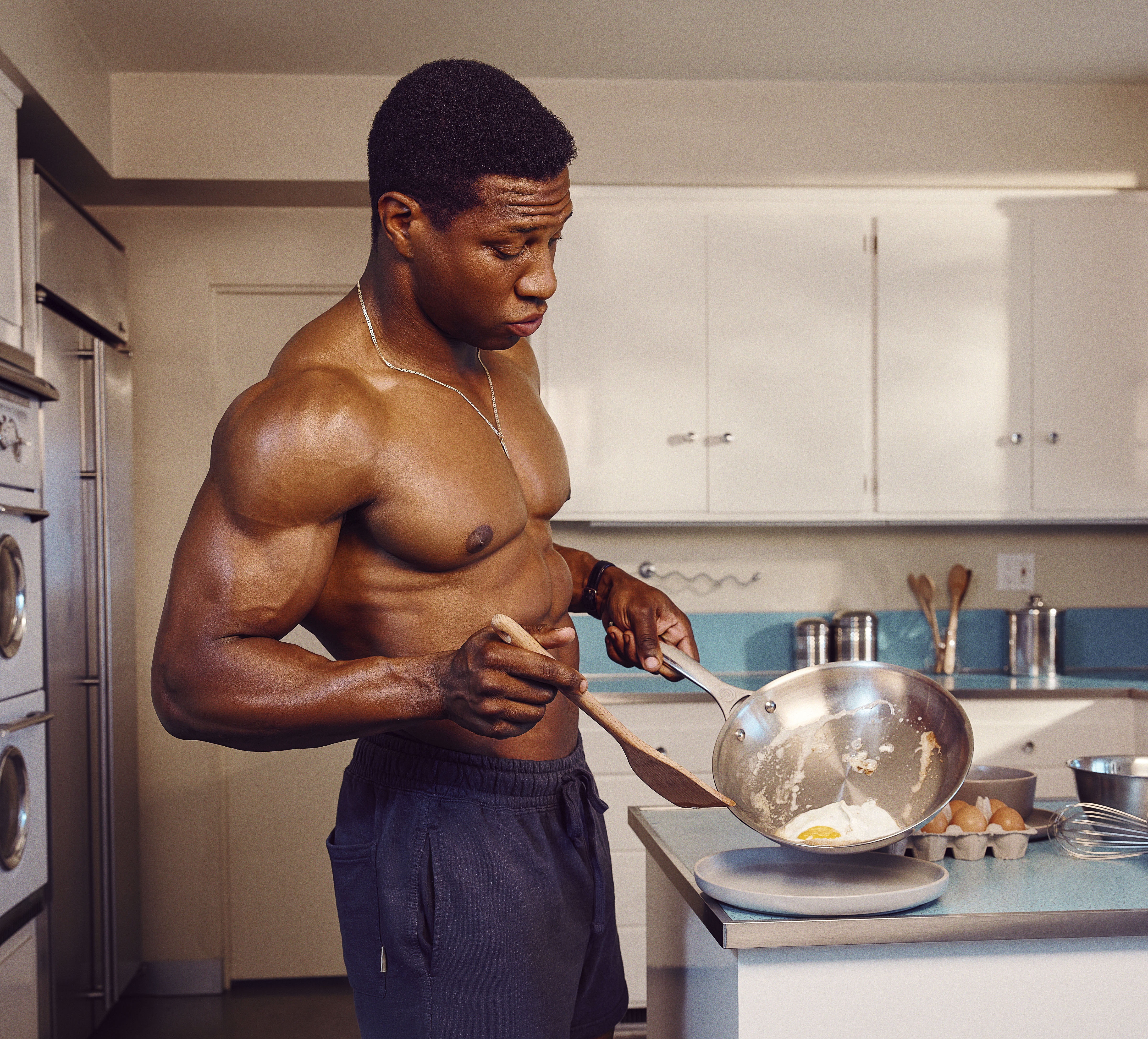 Jonathan Majors Men's Health assets