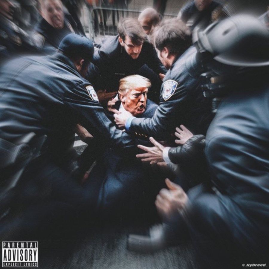 AI deepfake photos of Terump being arrested and jailed