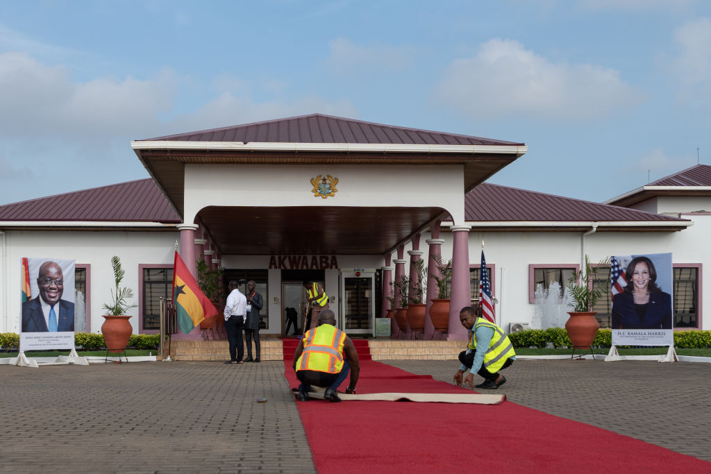 US Vice President Kamala Harris Visits Ghana