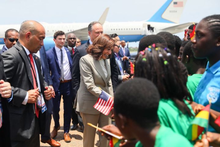 Greeting children