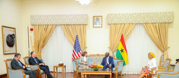 US Vice President Kamala Harris in Ghana