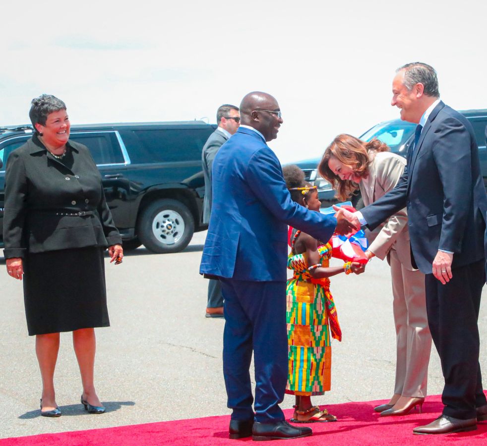 US Vice President Kamala Harris in Ghana