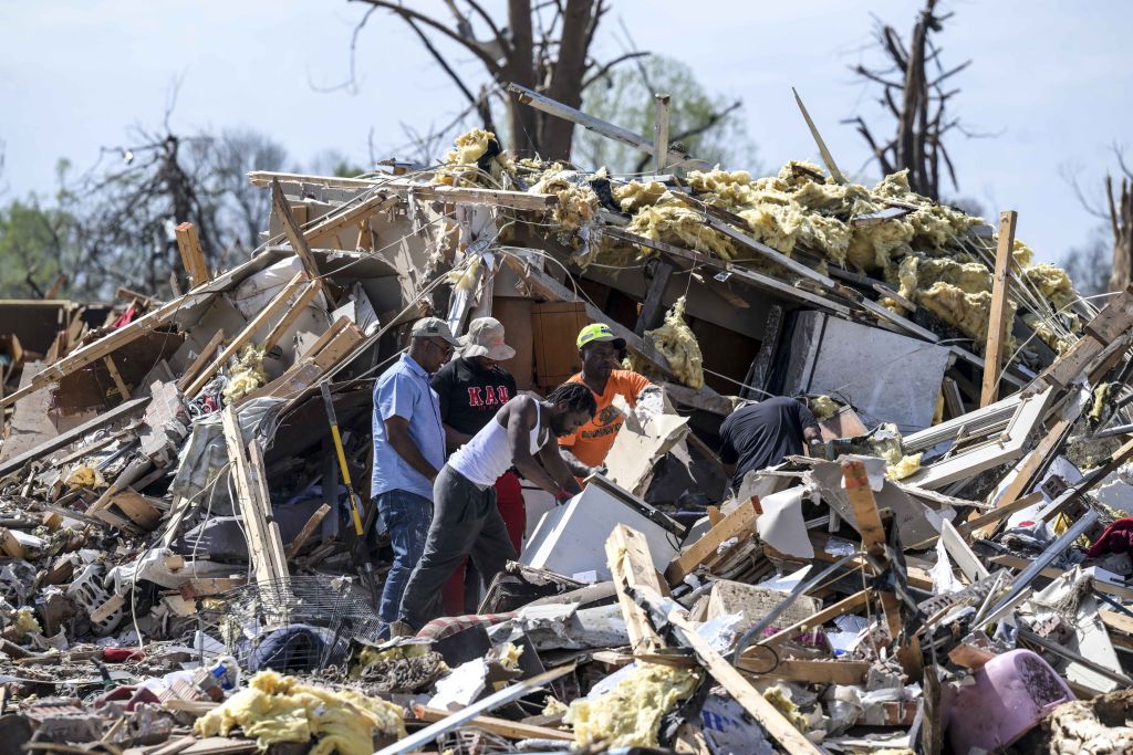 US declares emergency after tornado devastation in Mississippi