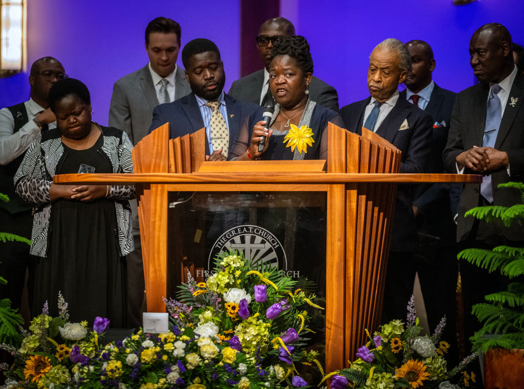 Funeral for Irvo Otieno, killed by sherrifs deputies and employees of Central State Hospital earlier this month, on March 29 in Richmond, VA.