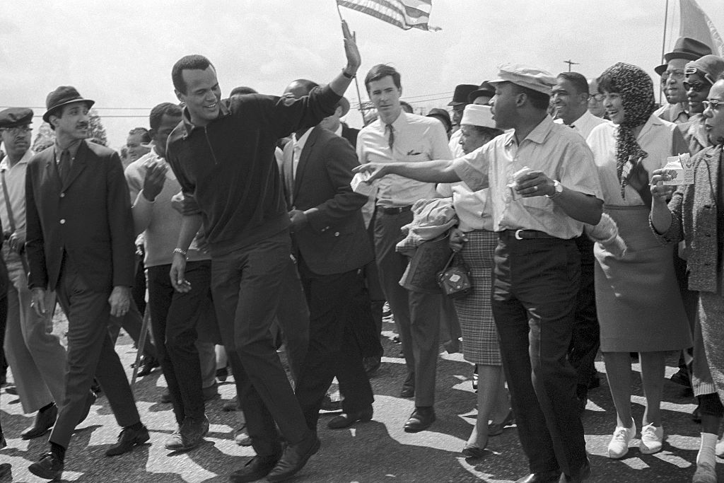 Dr. King with Famous Supporters