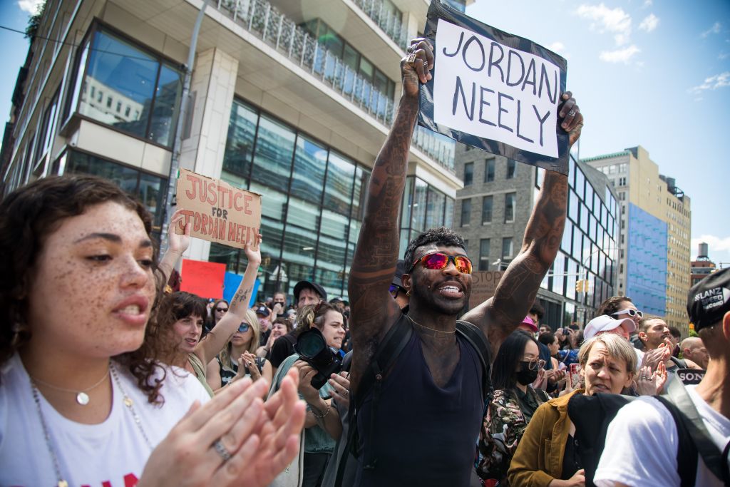 U.S.-NEW YORK-BLACK MAN-DEATH-PROTEST