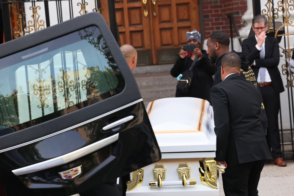 Funeral Held For Street Performer Jordan Neely Who Was Killed In NYC Subway