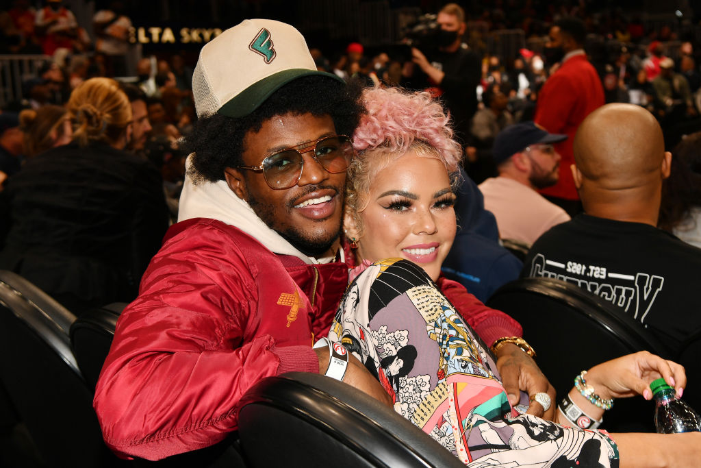 Celebrities Attend Denver Nuggets v Atlanta Hawks