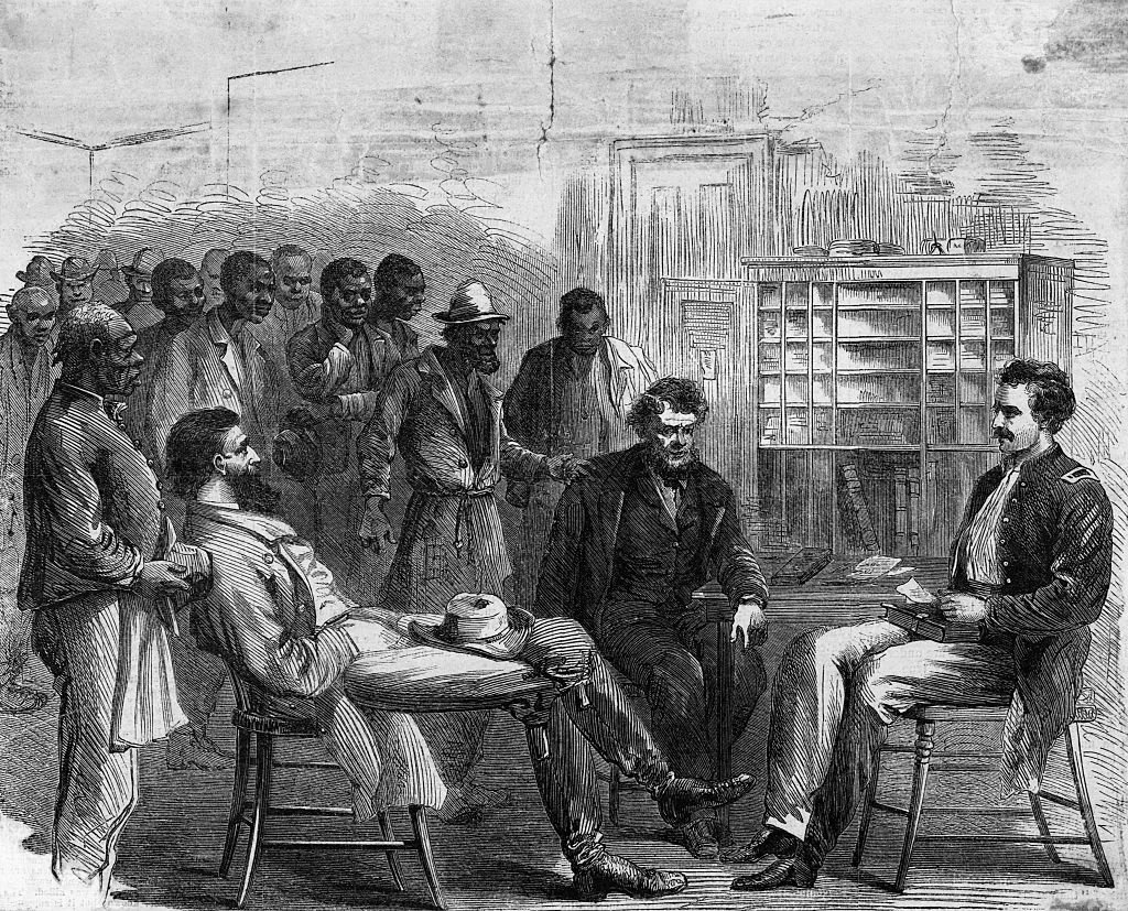 Illustration of Freedmen's Bureau