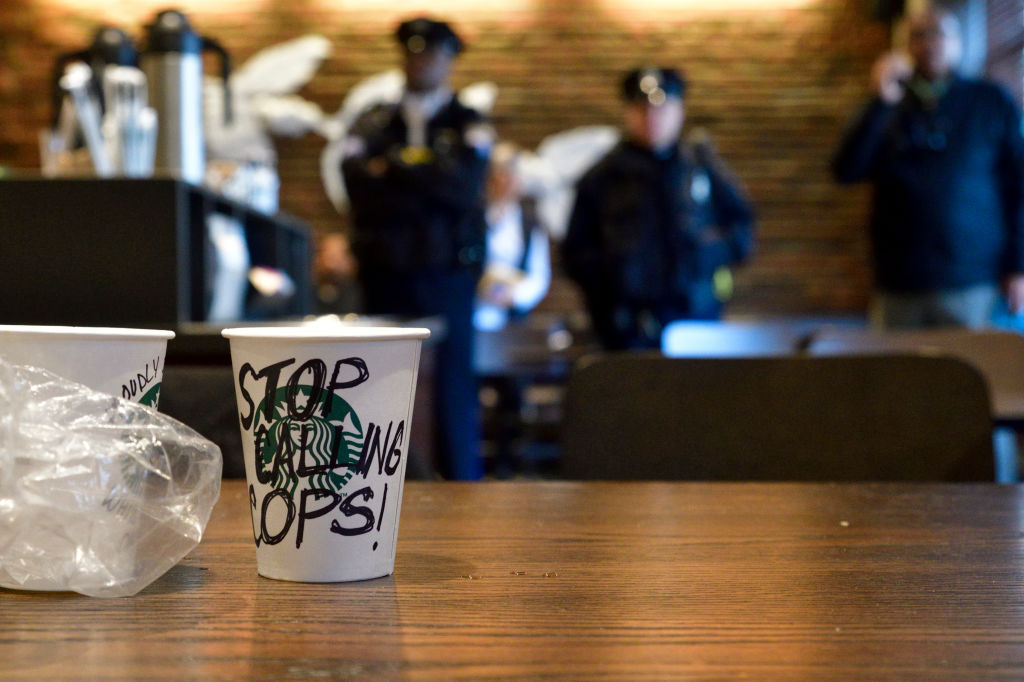 Ongoing Anti-Racism Protest at Starbucks in Philadelphia, PA