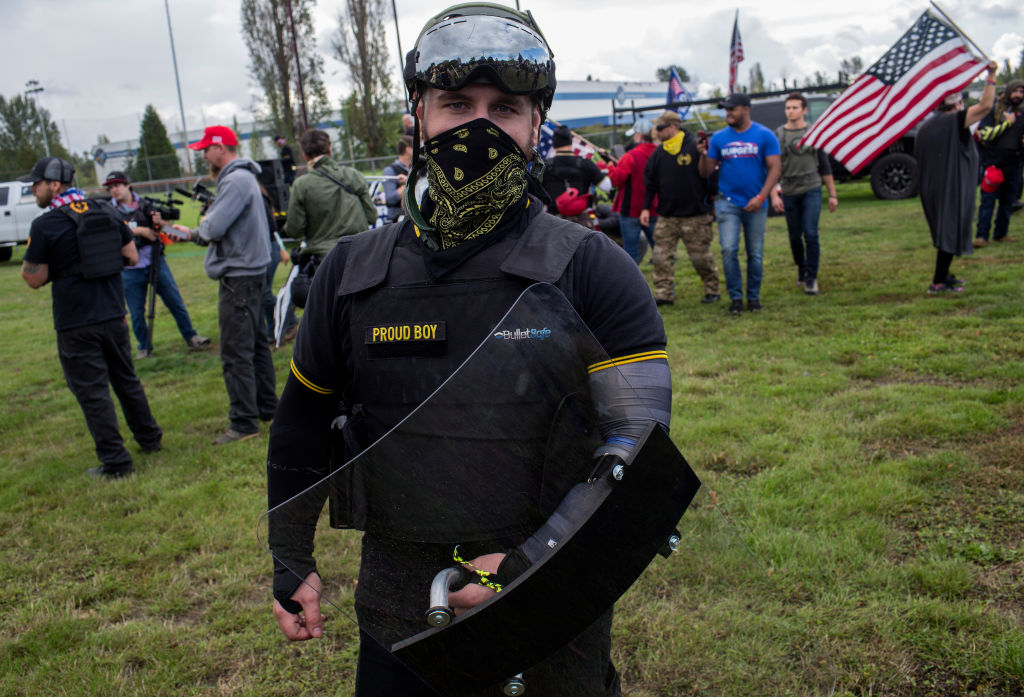 Video Shows Patriot Front And Proud Boys Members Fight