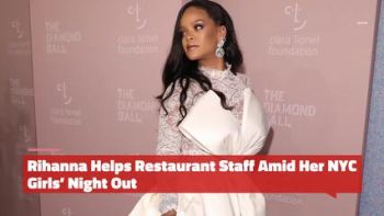 Rihanna Helps Restaurant Staff Amid Her NYC Girls’ Night Out