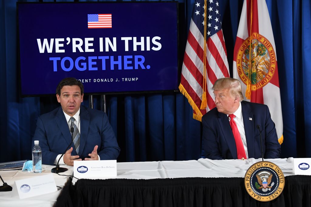 Donald Trump and Ron DeSantis Donald Trump and Ron DeSantis