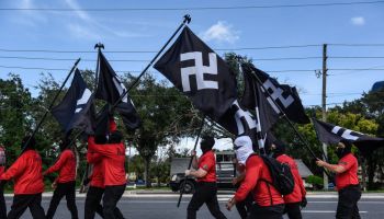 Neo-Nazi Groups Hold Demonstrations In Orlando, FL