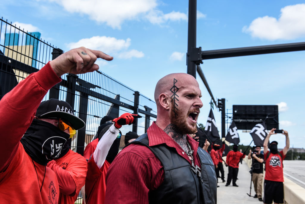 Ron DeSantis Silent After Nazis Proudly March The Streets of Central Florida