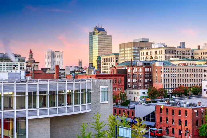 Worcester, Massachusetts, USA Skyline