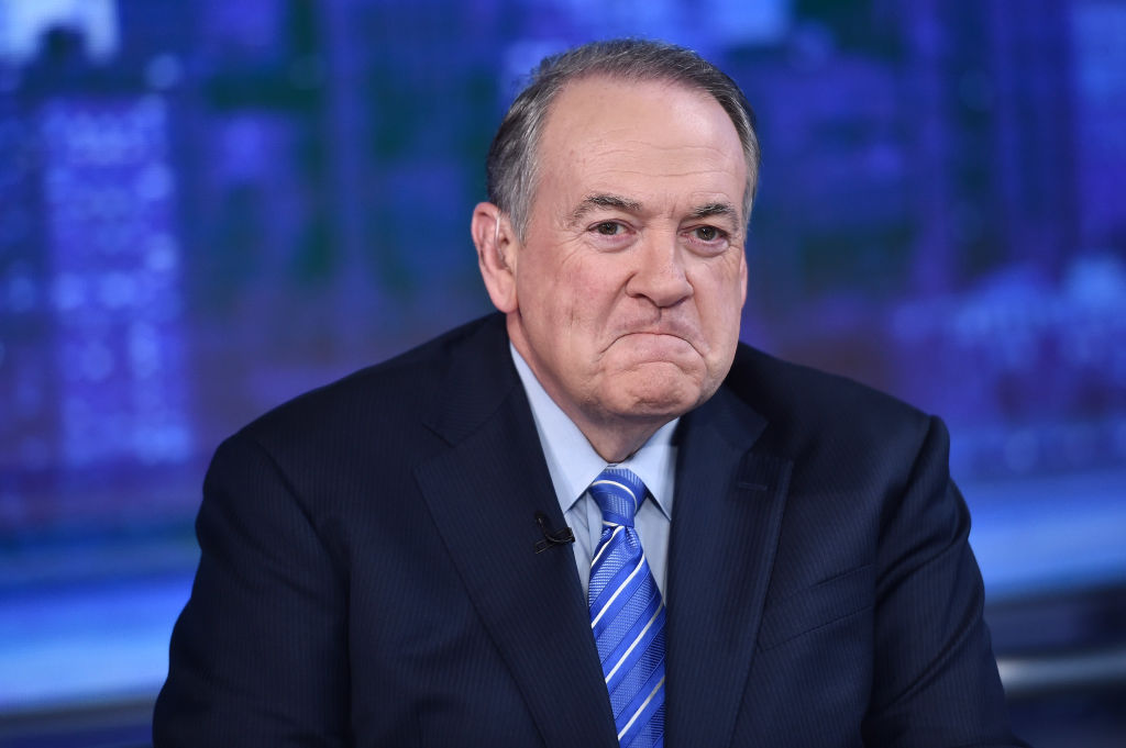 Mike Huckabee And Sarah Huckabee Sanders Visits "The Story With Martha MacCallum"