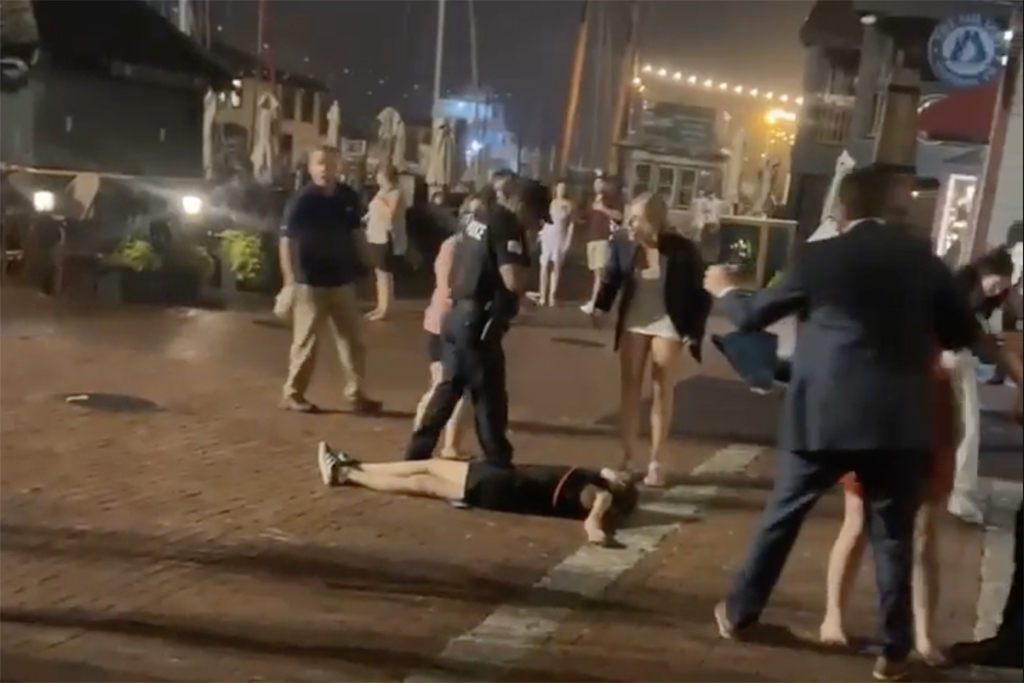 Newport, Rhode Island fight viral video