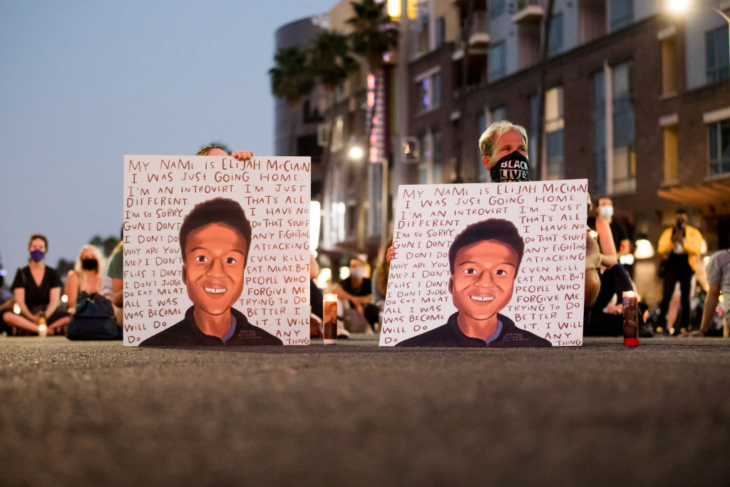 Laugh Factory Hosts Candlelight Vigil To Demand Justice For Elijah McClain