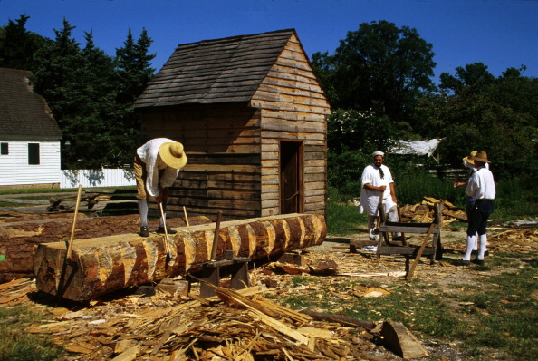 Virginia, Colonial Williamsburg, Carpenters