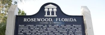 Florida, Rosewood Informational Sign on lynchings, Side One