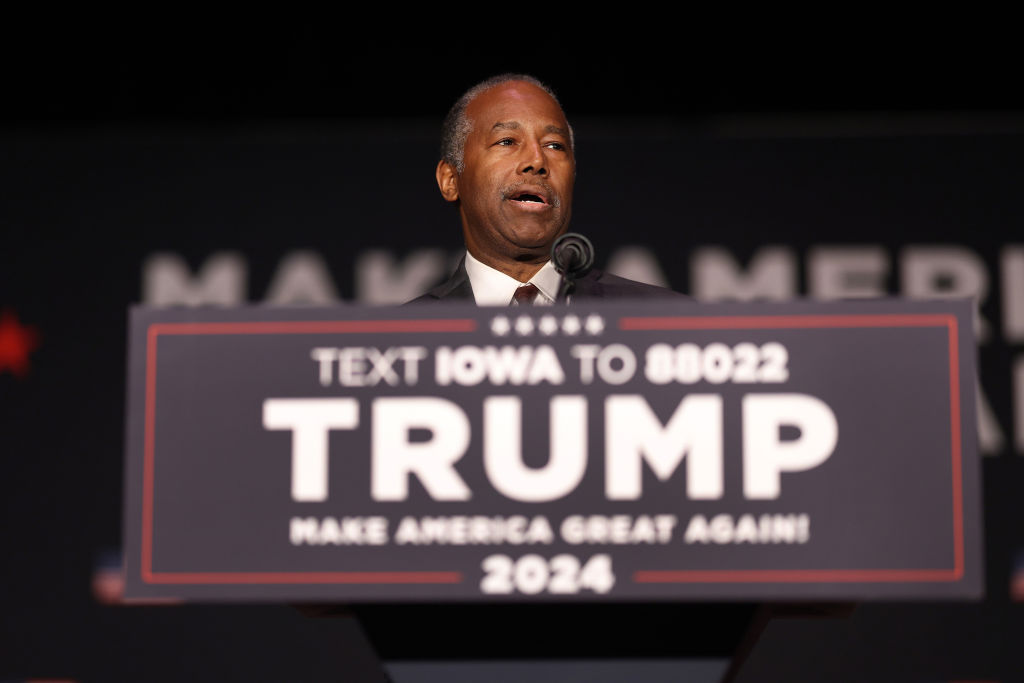 Donald Trump Holds Campaign Rally In Sioux City, Iowa