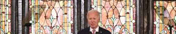 CHARLESTON, SC - JANUARY 8: President Joe Biden delivers remark