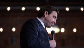 Ron DeSantis Campaigns In Iowa Day Before State's Caucuses