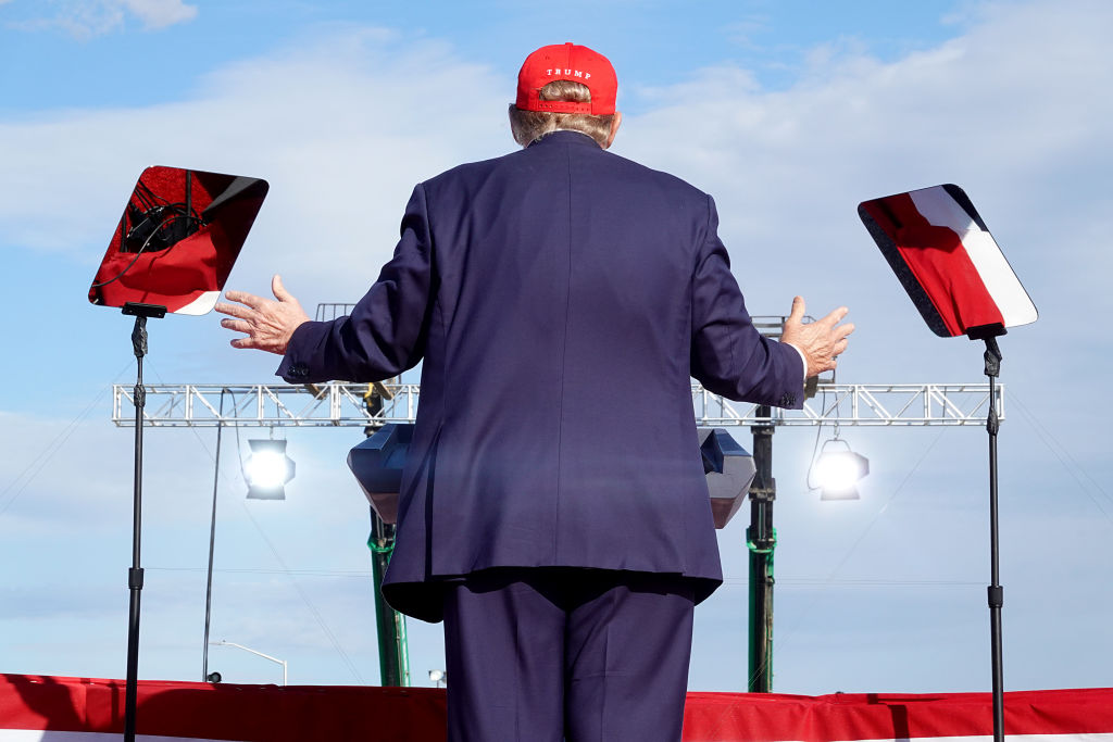 Former President Trump Holds A Campaign Rally In Ohio