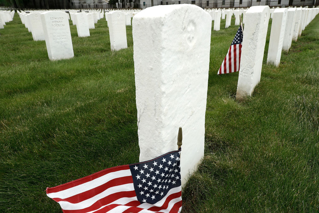 Cypress Hill Military Cemetery During Memorial Day
