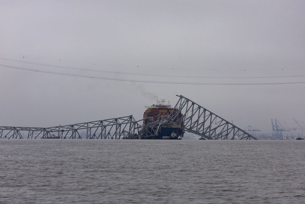 Baltimore's Francis Scott Key Bridge Collapses After Being Struck By Cargo Ship