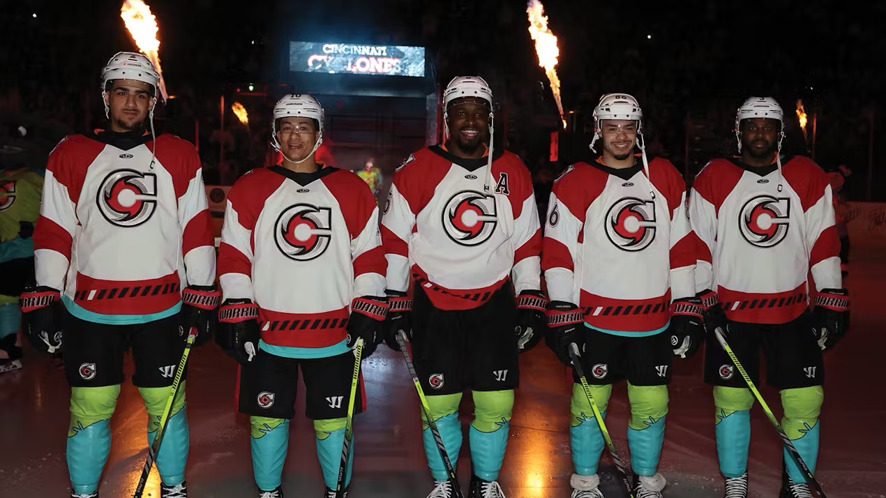 Cincinnati Cyclones Historic Starting Line Up 2024