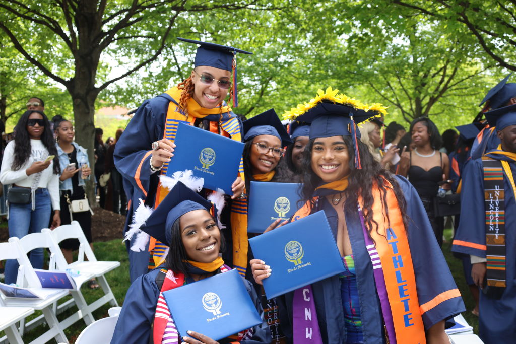 Graduates at the 2023 Lincoln University commencement