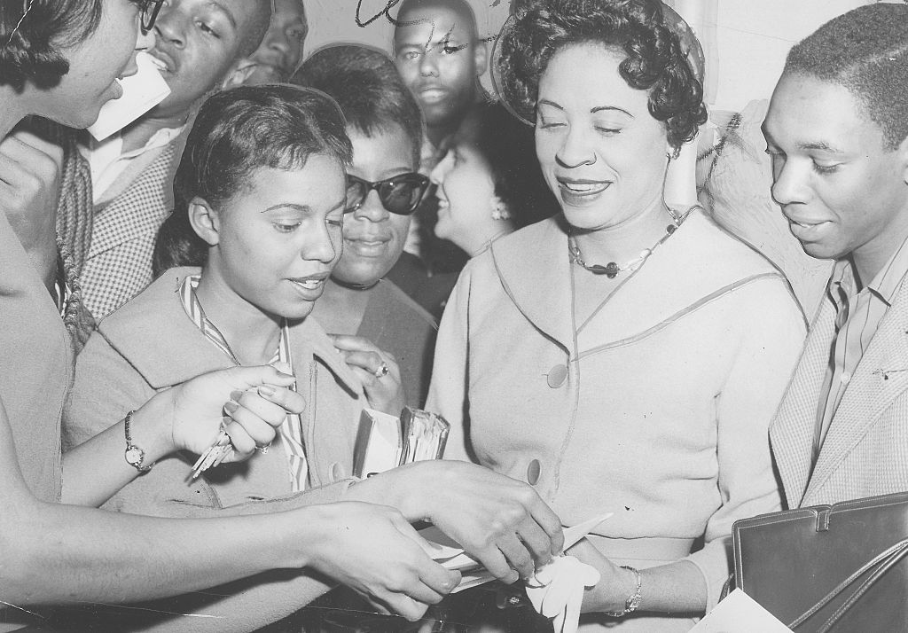 Daisy Bates Signing Autographs