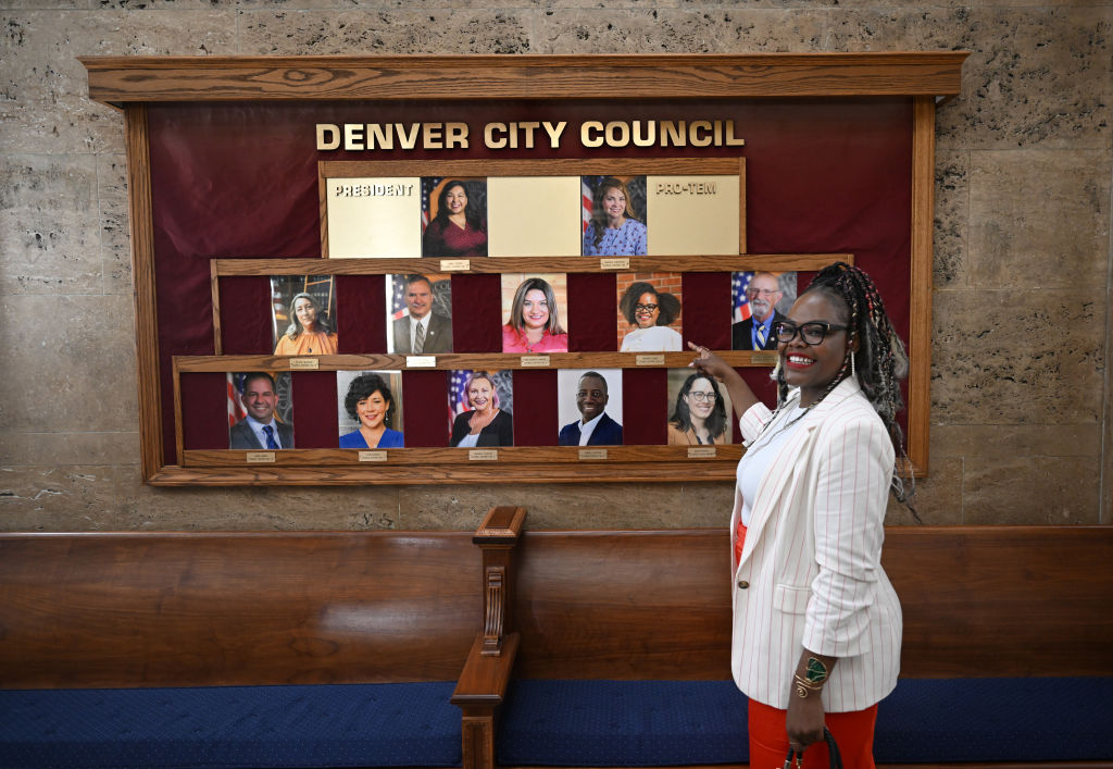 Denvers city council holds their first meeting after being sworn into office.