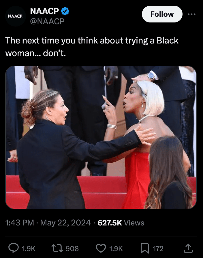 NAACP deleted tweet about "trying a Black woman"