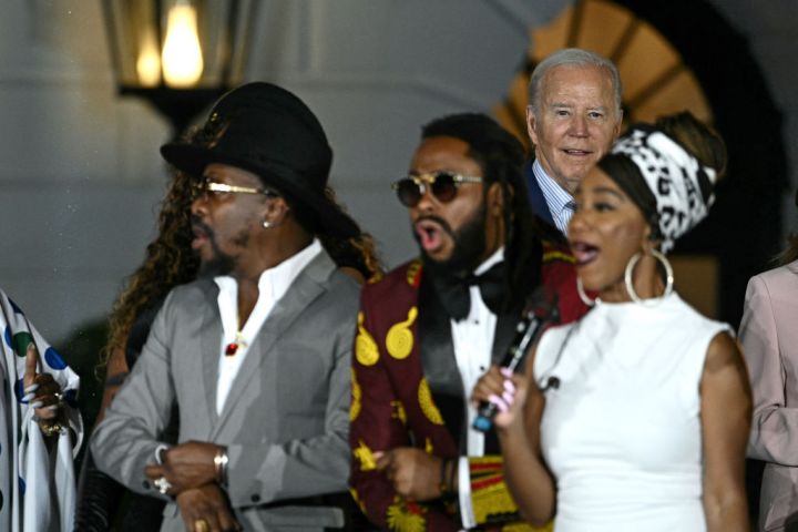 Biden had a blast